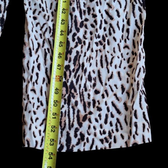 Joie Jumpsuit Jailee Leopard Print Small Relaxed Fit Cropped Hem Tie Belt - Picture 11 of 13
